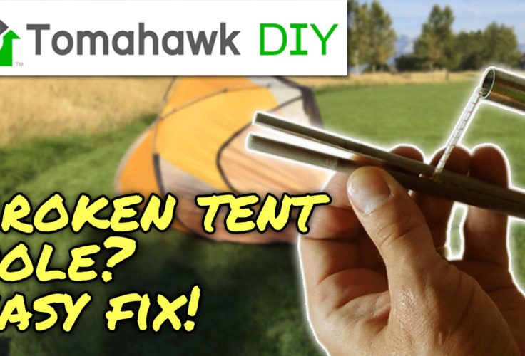 how to repair tent poles, the easy and permanent way